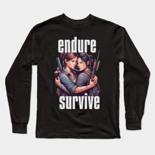 Ellie and Dina face challenges, Long Sleeve T-Shirt
